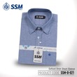 Oxford Shirt Short Sleeve SSM-O-P-S-021 (Denim Blue) Large