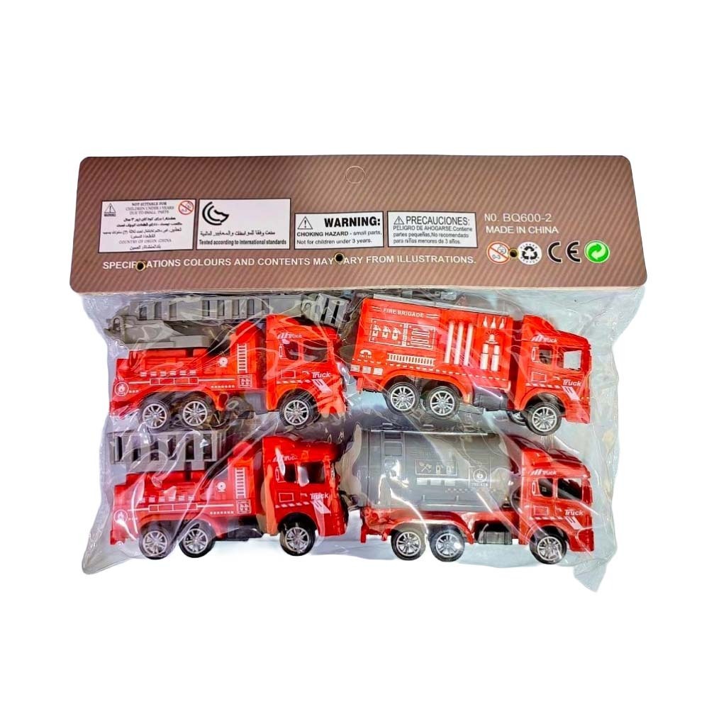 Baby Cele 4 in 1 Fire Rescue Vehicle Toy Set for Kids (BQ600-2) 11278