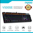 Rapoo Gaming Combo Keyborad V500SE (Backlit Mechanical) Black