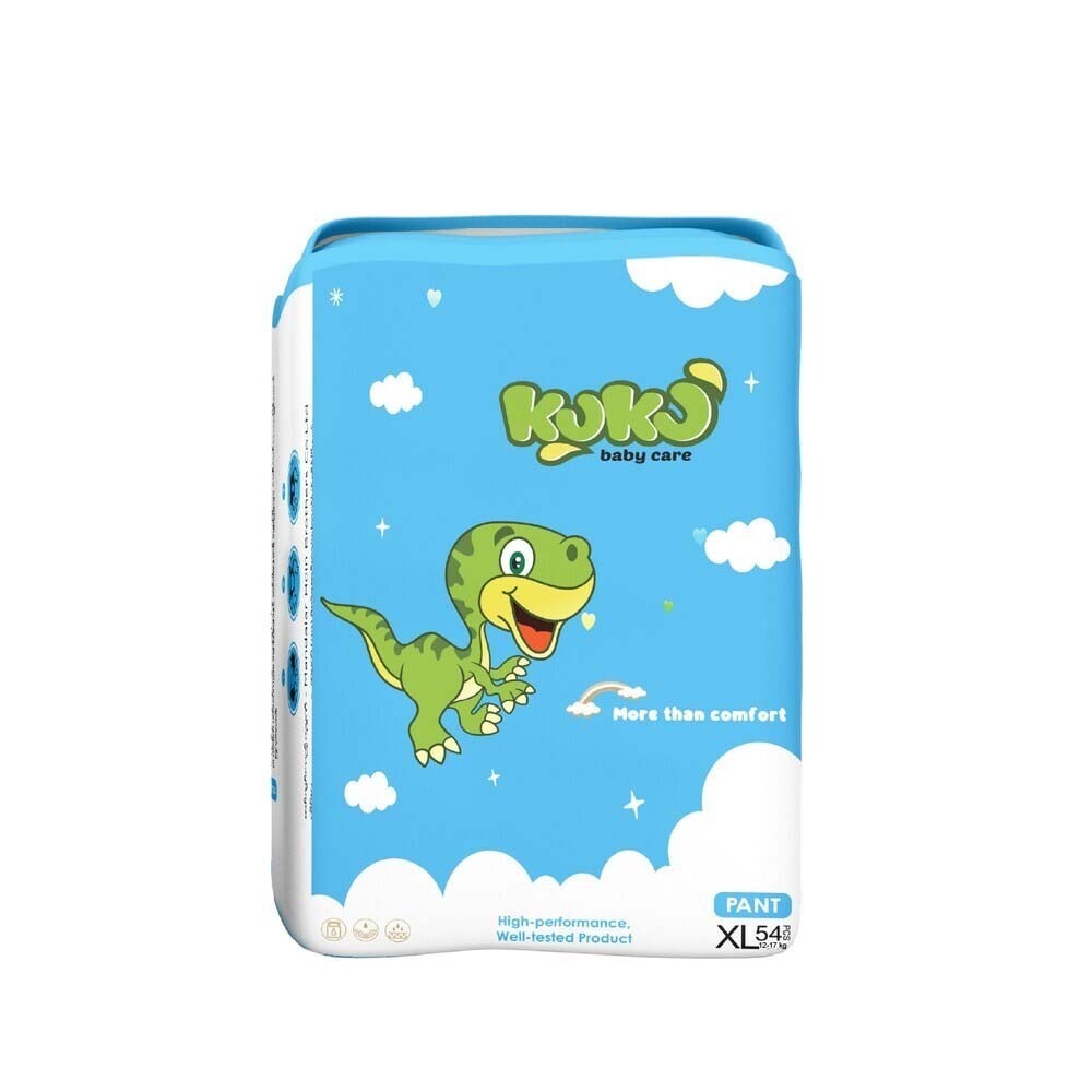 Ku Ku Baby Diapers Jumbo Pack - XL 54PCS