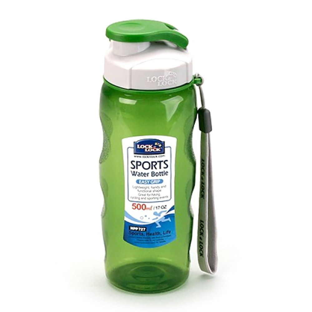 HPP727GG Lock & Lock Water Bottle Easy-Grip 500ML Green