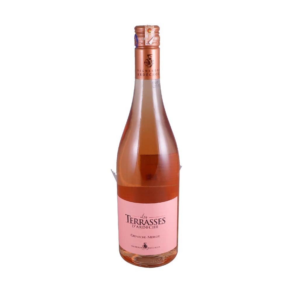 Ardeche Terrasses Grenache Rose Wine 750ML