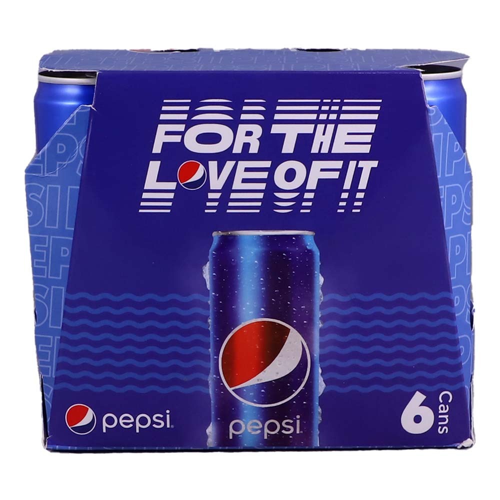 Pepsi Carbonated Soft Drink (330ML x 6PCS)