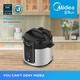 Midea Pressure Cooker 5.7LTR (MYCS6037WP2)