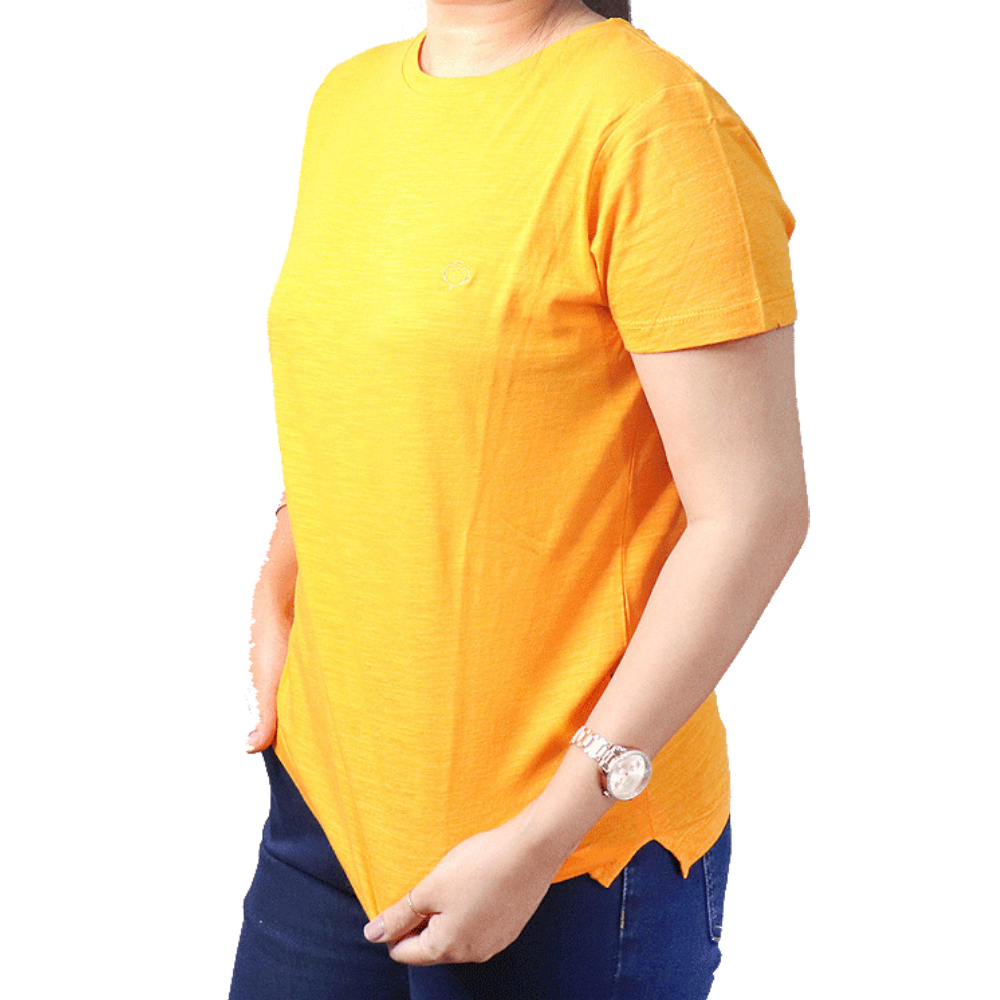 Cottonfield Women Short Sleeve Plain T-shirt C61 (Small)