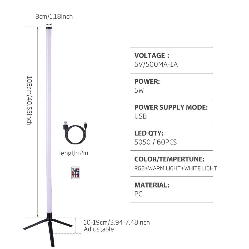 RGB Smart Ambience Floor Lamp Remote Control ESS-0000746