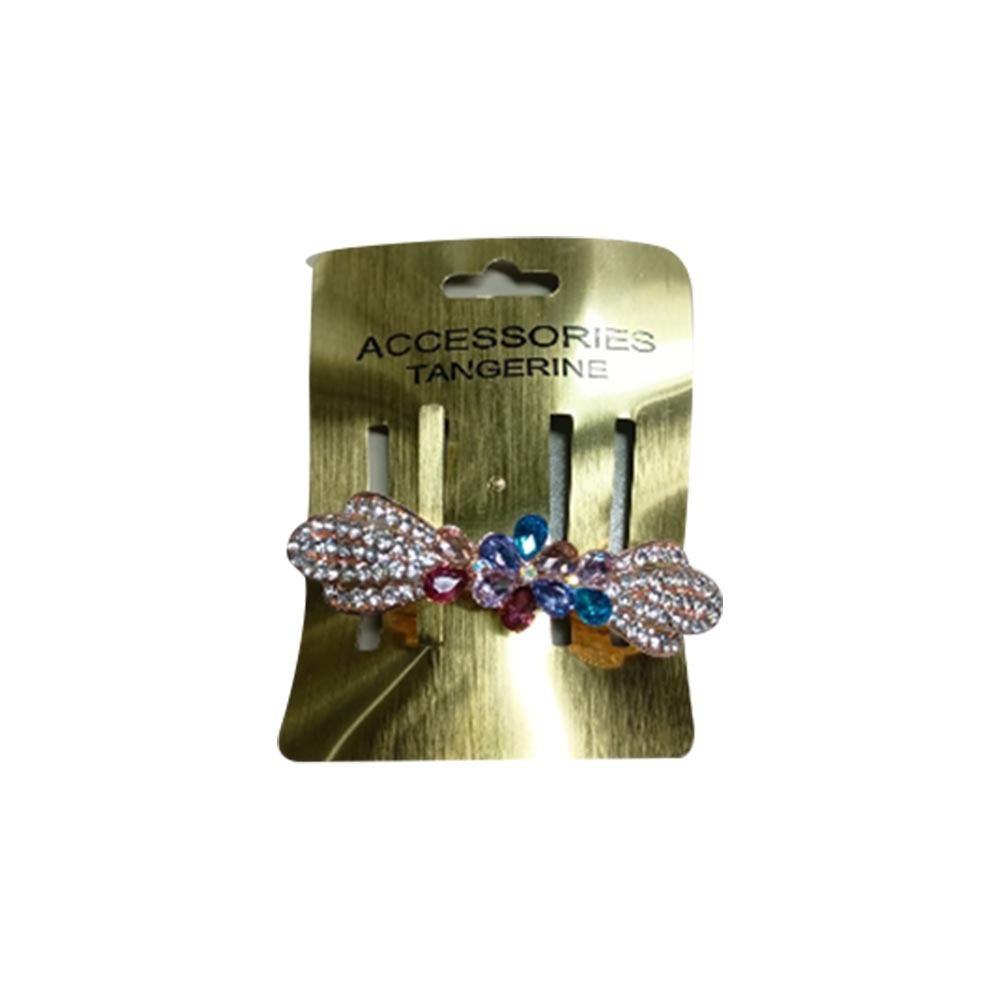 Mm Barrette Steel Crystal (3000)