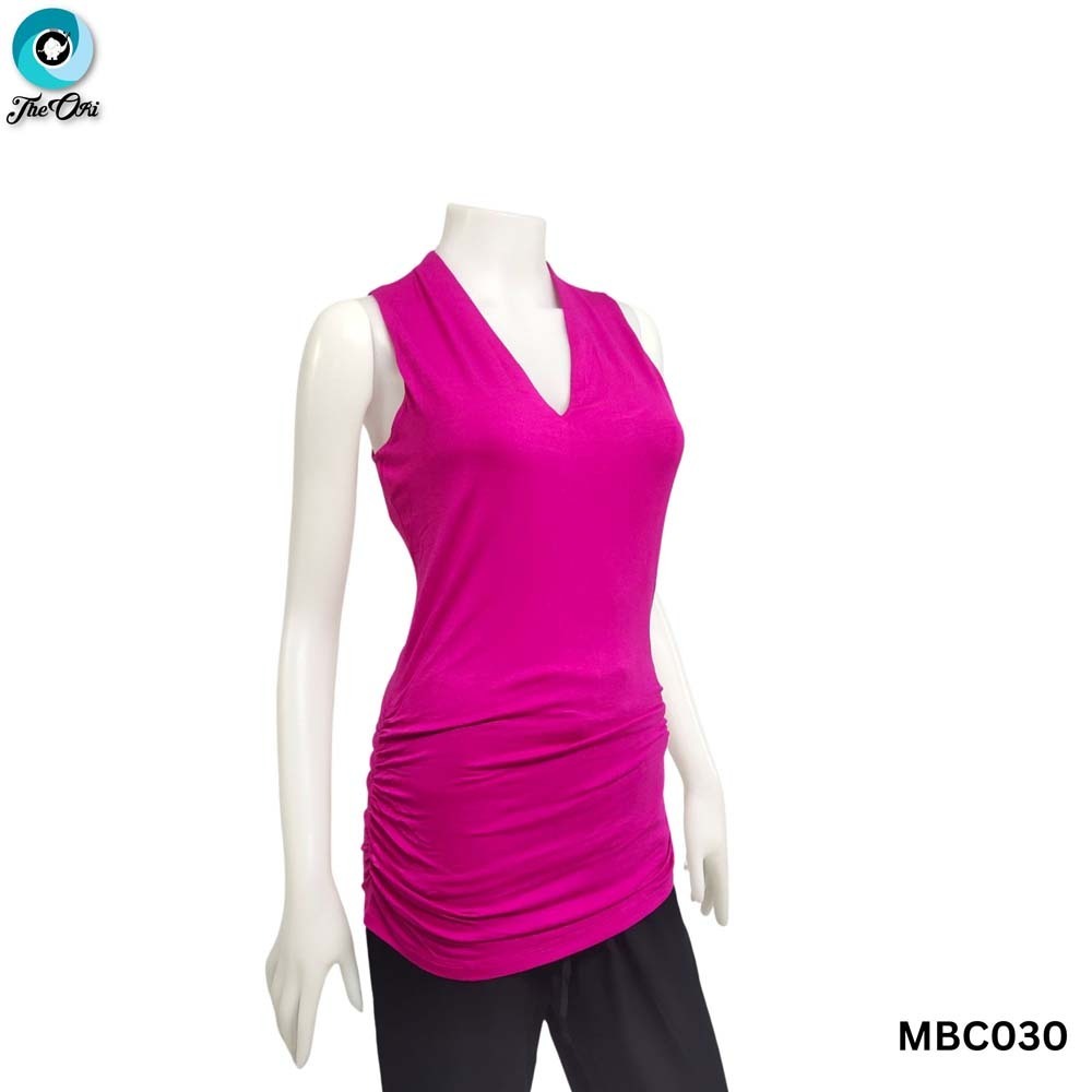 The Ori Women Sleeveless Top Pink MBC030 Large