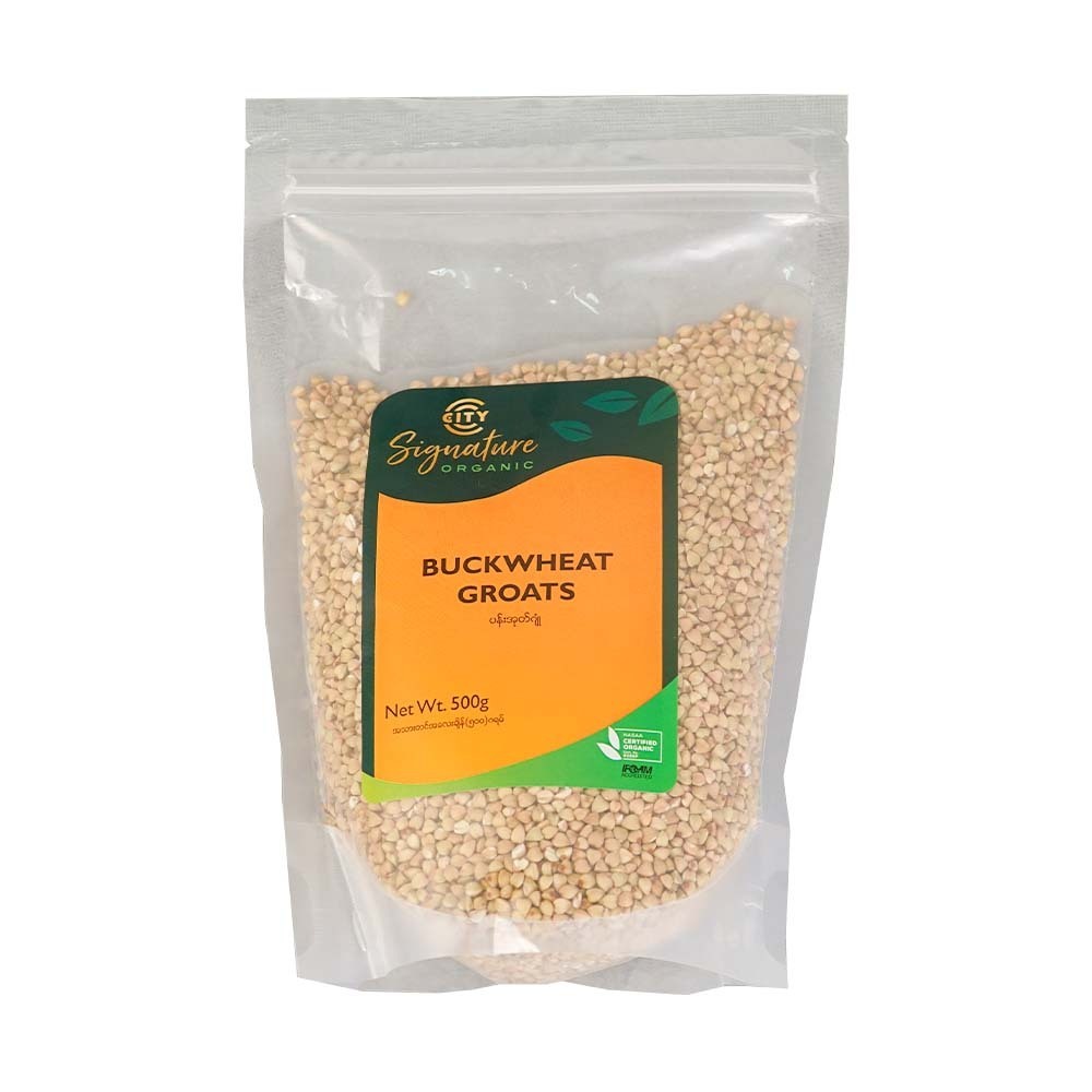 City Signature Organic Buckwheat Groats 500G