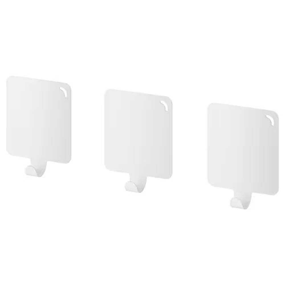 Ikea Plutt Hook, Self-Adhesive, White 903.612.81