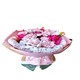 Floral District Mix Flowers Artificial Bouquet Pink Theme