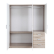 Winner Vince Wardrobe 3 Doors White