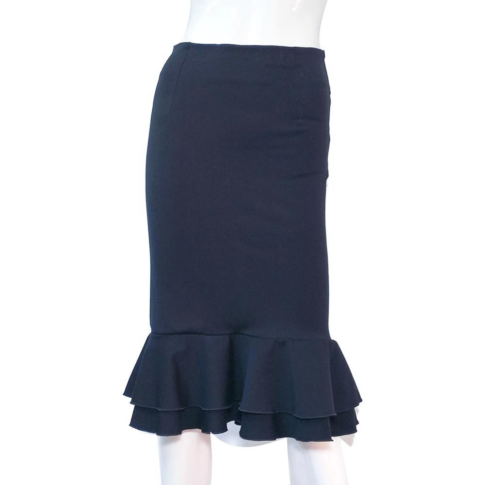 TS Dress Collection Formal Skirt Dark Blue Large