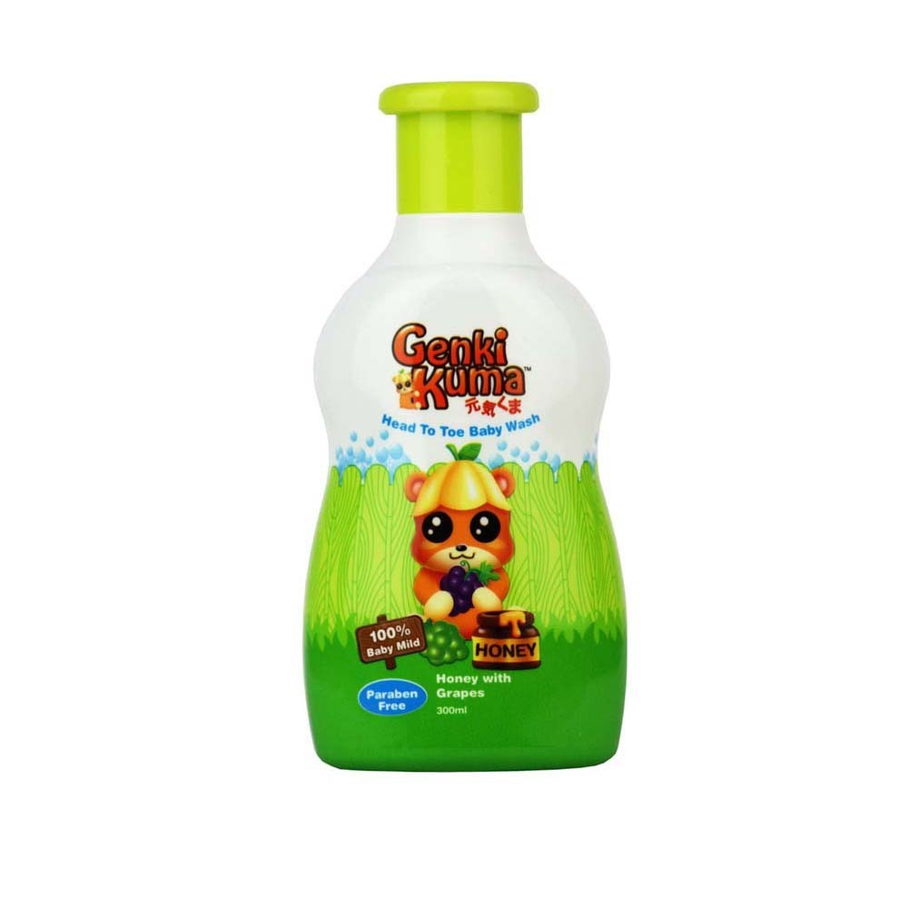 Genki Kuma Head To Toe Wash Grapes 300ML