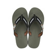 Cartago Dublin II Thong Ad Flip (No-10) Green, Black & White 212268BB93110