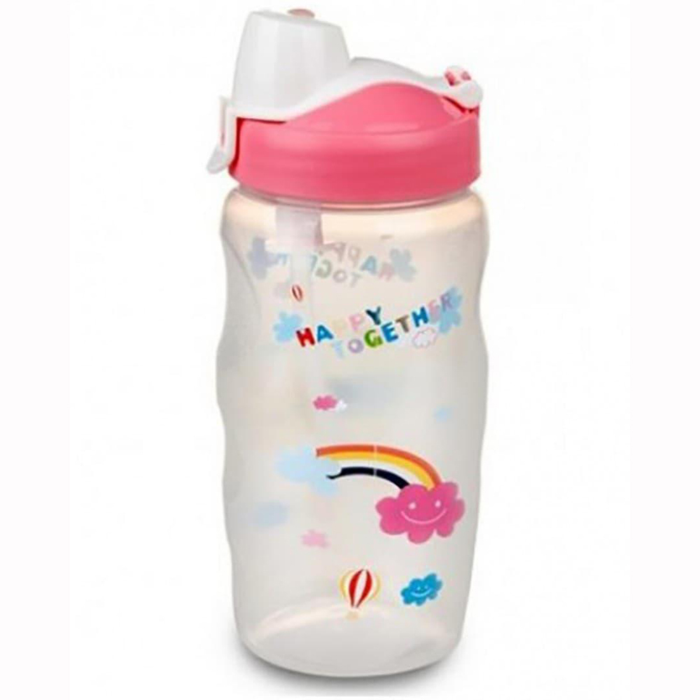 HPP726TP Lock & Lock Water Bottle With Straw 350ML Pink