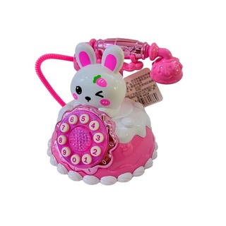 Baby Cele 6828 Rabbit Shape Telephone 10654 Blue