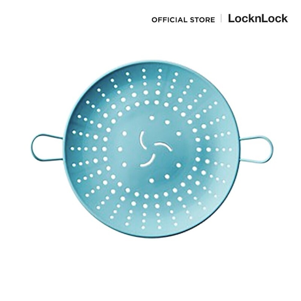 Ckt204Sblu Lock & Lock Silicone Steamer Basket 2Tay Blue-Sc