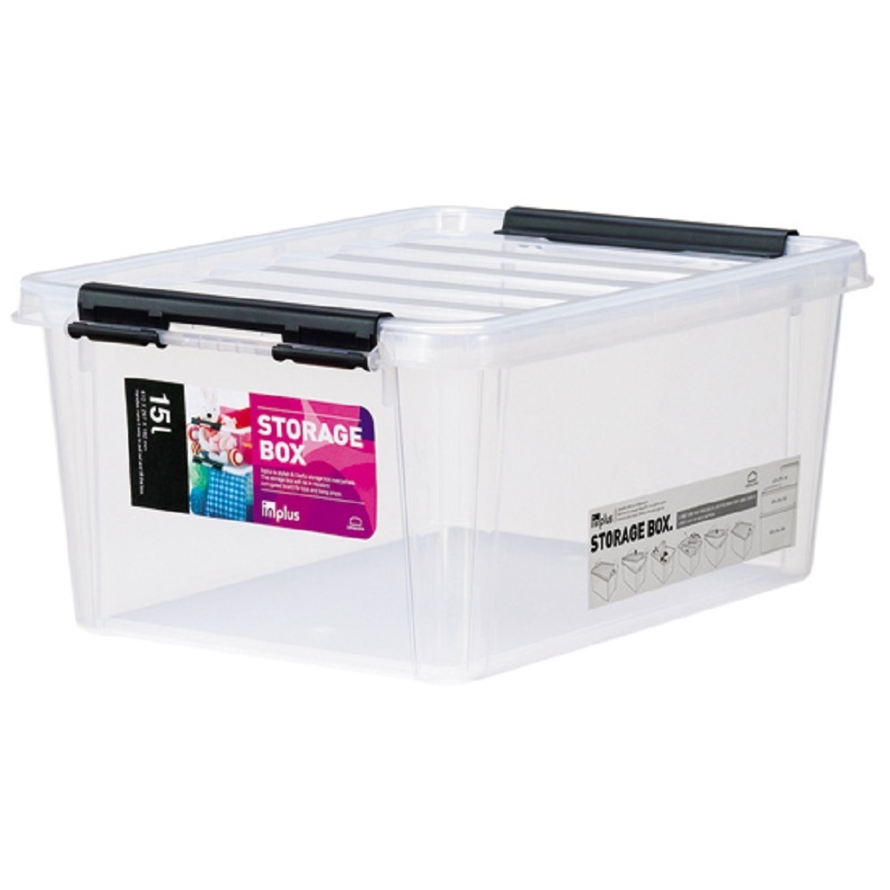 INP111 Lock & Lock Storage Box 15LTR (Natural)