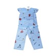 Bambi Baby Night Wear Silk Cotton One Set BAMBI_BABY07_2 Light Blue (7 Years)