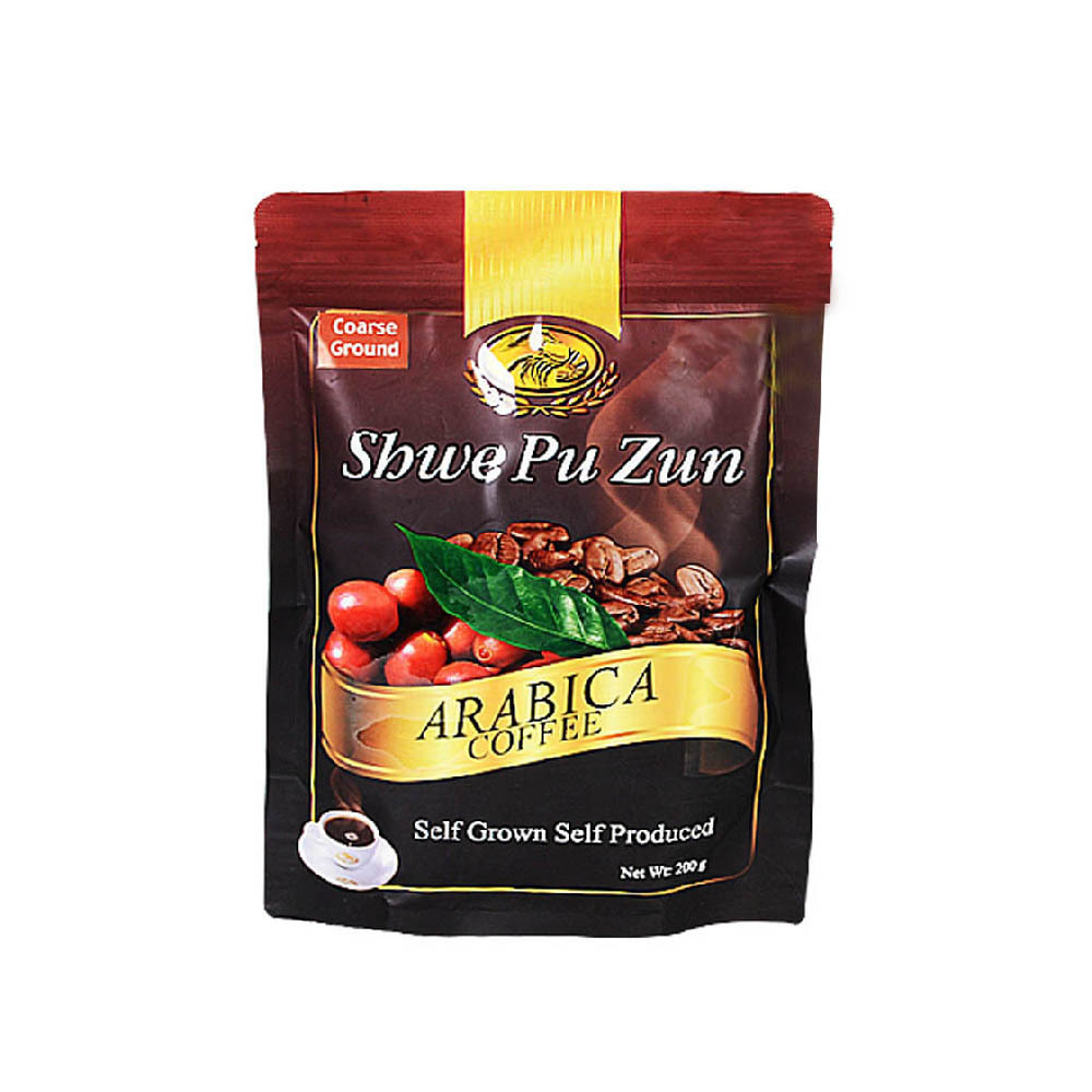 Shwe Pu Zun Arabica Coarse Ground Coffee 200G