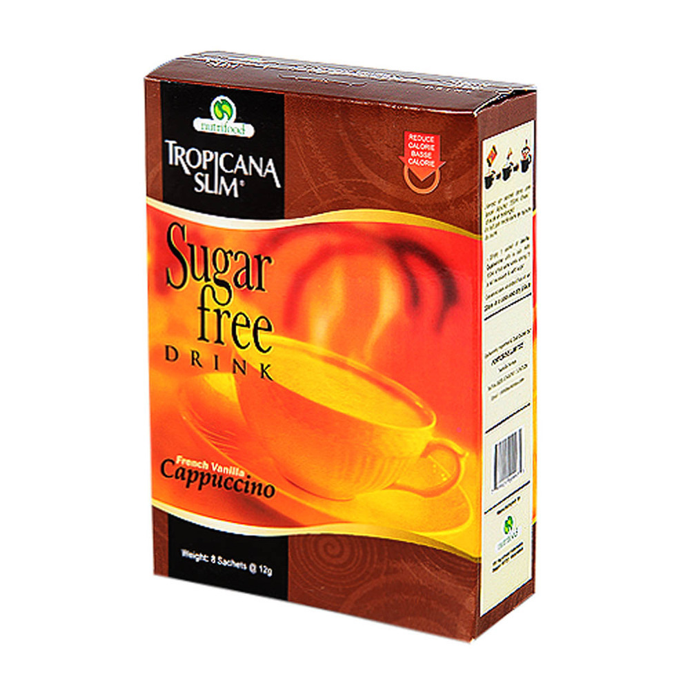 Tropicana Slim Sugar Free Cappuccino Instant Coffee 96G