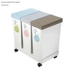 Hiro Triple Compartment Waste Sorting Bin HIN.RAPL.003N (537x336x530 MM)