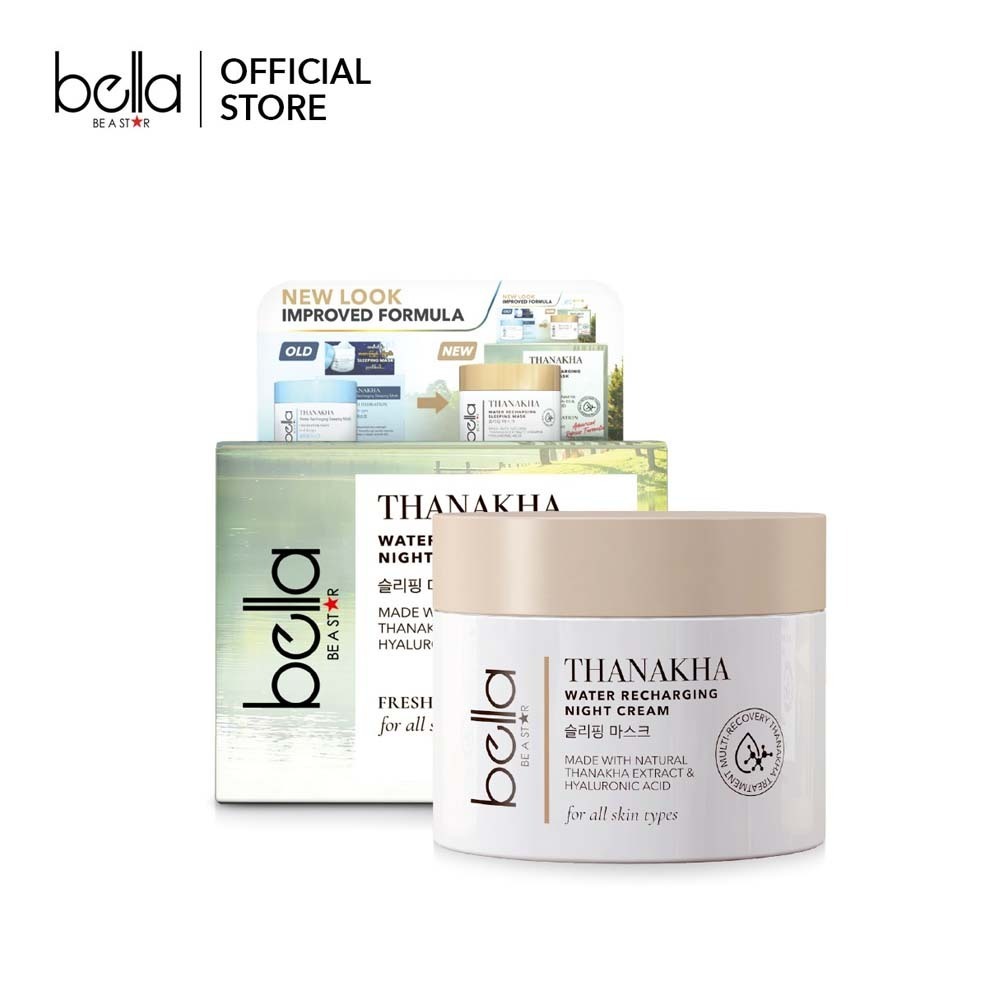 Bella Thanakha Water Recharging Night Cream 50G