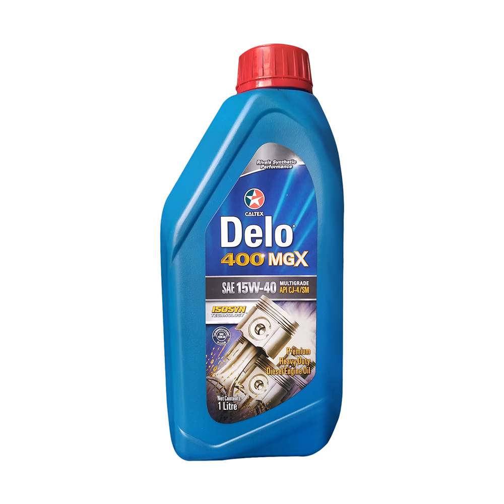 Caltex Delo 400 MGX SAE 15W-40 / API CJ-4 Engine Oil 1LTR Blue