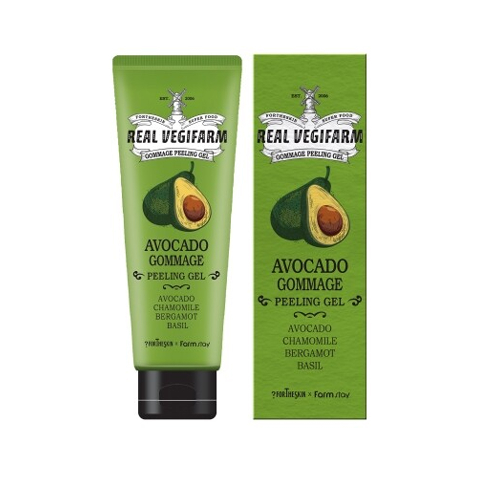 For The Skin Super Food Real Vegifarm Gommage Peeling Gel - Avocado 120ML