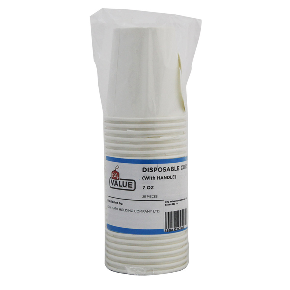 City Value Disposable Cups 25PCS 7OZ