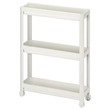 Ikea Vesken Trolley, White, 54x18x71 CM 504.538.81