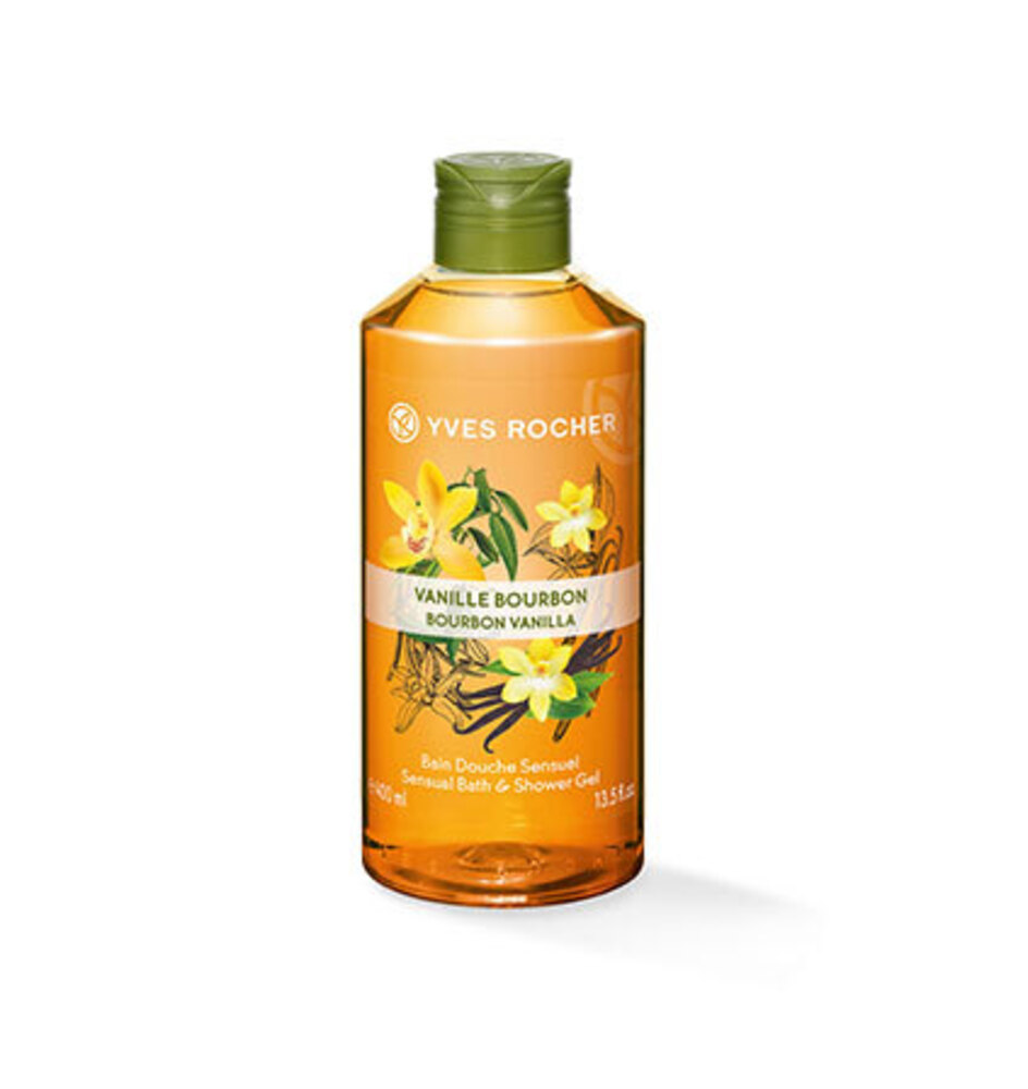 Yves Rocher Bourbon Vanilla Sensual Bath & Shower Gel 400ML-52407