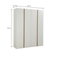 Index Haze Wardrobe 4 Doors Light Grey