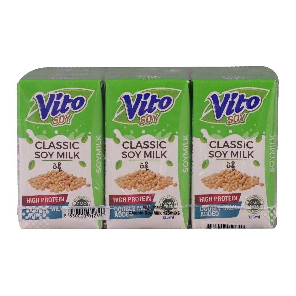 Vito Classic UHT Soy Milk 125MLx6PCS