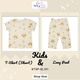 Te Te & Ta Ta T Shirt Short Sleeves & Long Pants Yellow (2Pcs/1Set) KTSP-SL101