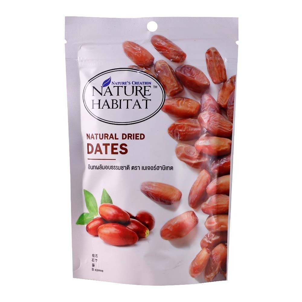 Nature Habitat Natural Dried Dates 90G