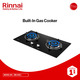 Rinnai Built-In Gas Cooker RB-2HG Black