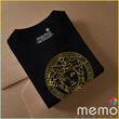 memo ygn Versace unisex Printing T-shirt DTF Quality sticker Printing-Black (Large)