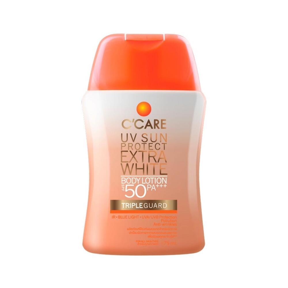 C'Care UV Sun Protect Extra White Body Lotion SPF50 PA+++ 75ML
