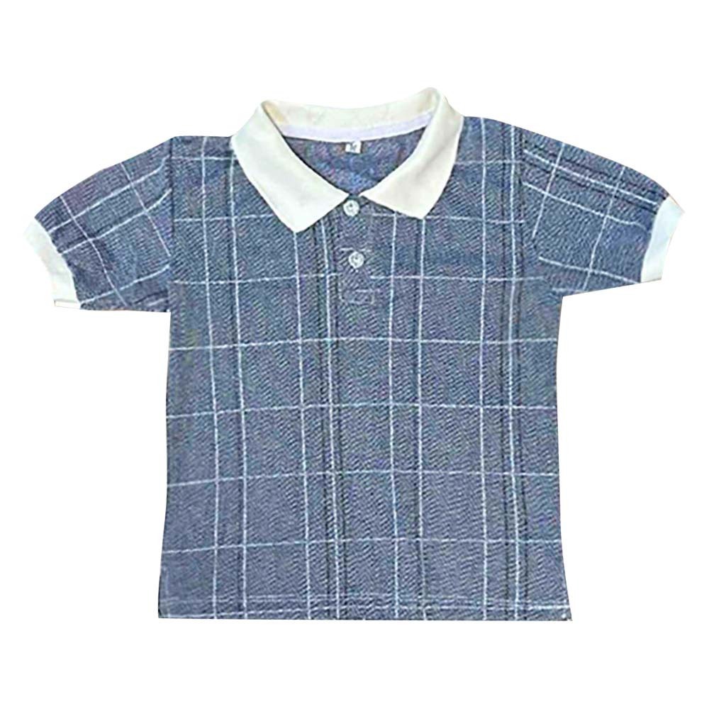 Baby Polo T-Shirt (Design - 72) Gray