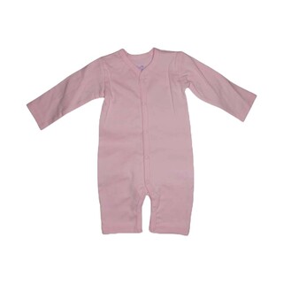 Te Te & Ta Ta Long Romper Short Sleeves Blue 0-3 Months (3Pcs/1Set) KRP-L102