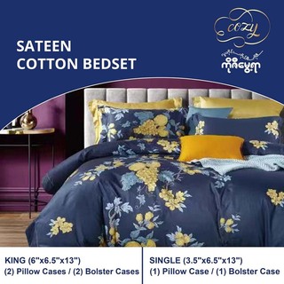 Cozy Sateen Bedsheet 3.5'x6.5'(Single) 001