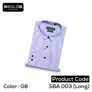 Solo Collection SBA 003 (Long) Slim Fit Shirt Extra Large 13