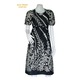 Floral 1 Women Dress WD001 (Black) Small