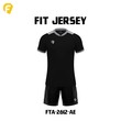 Olympic Fit Jersey FTA-2612-Black Medium