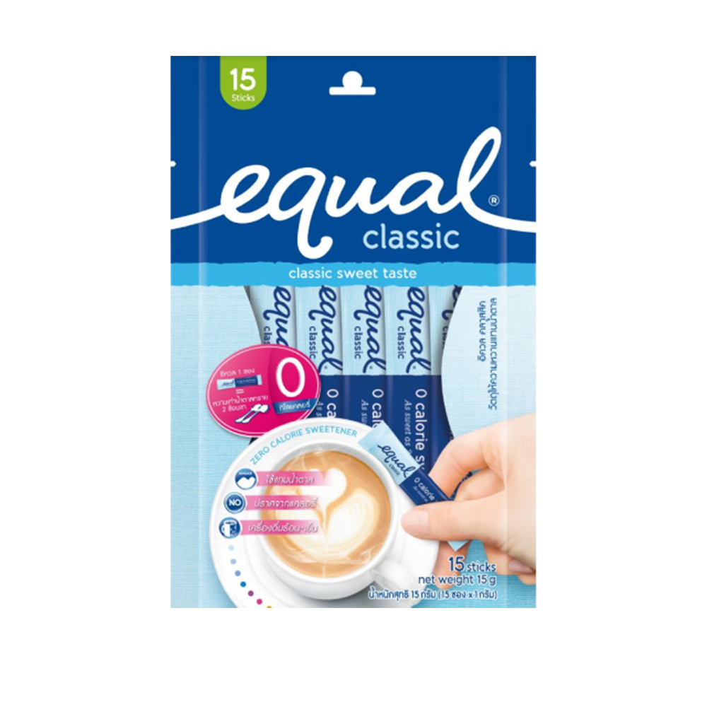 Equal Classic Sweet Taste 15PCS (Zero Calorie)