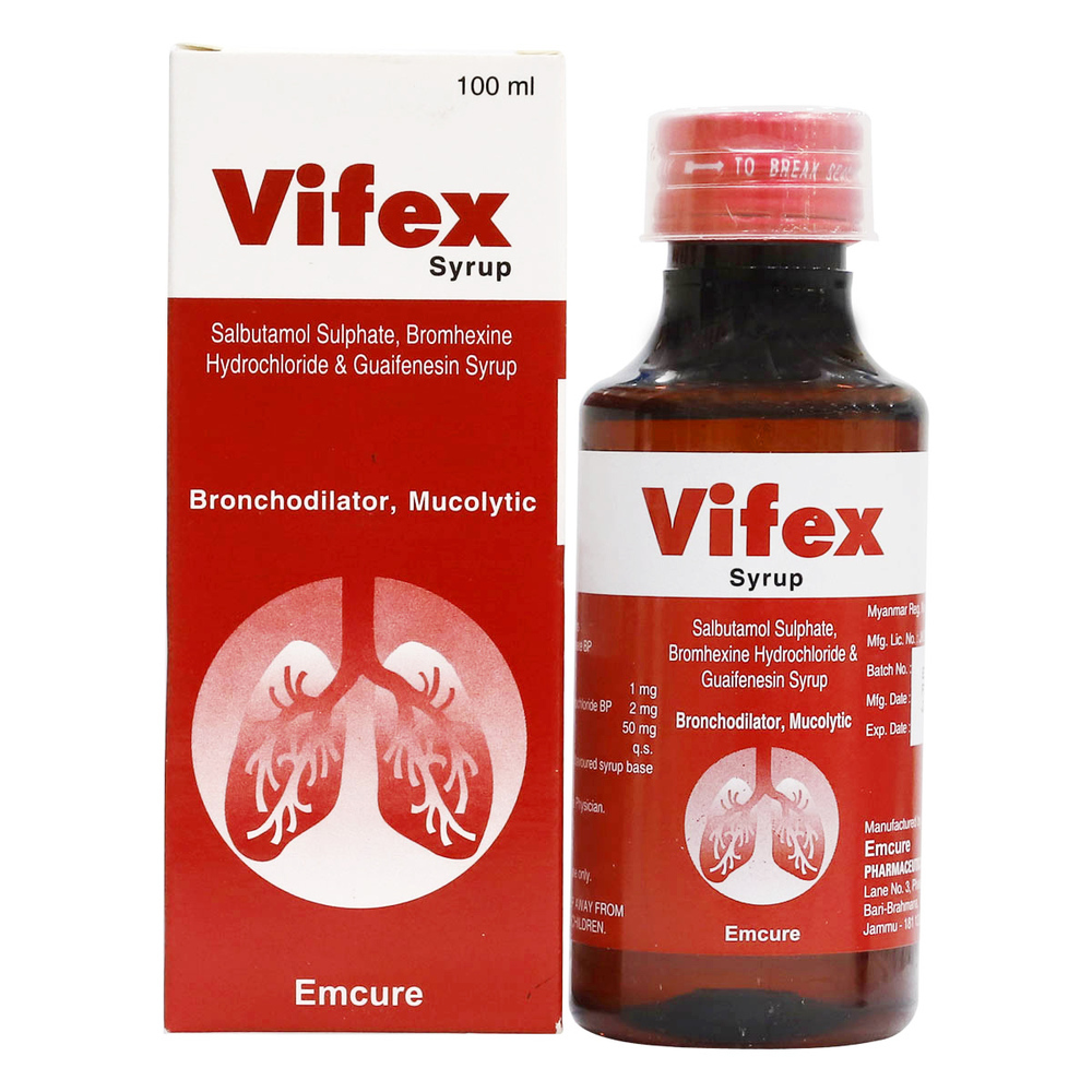 Vifex Broncho&Mucolytic Syrup 100ML