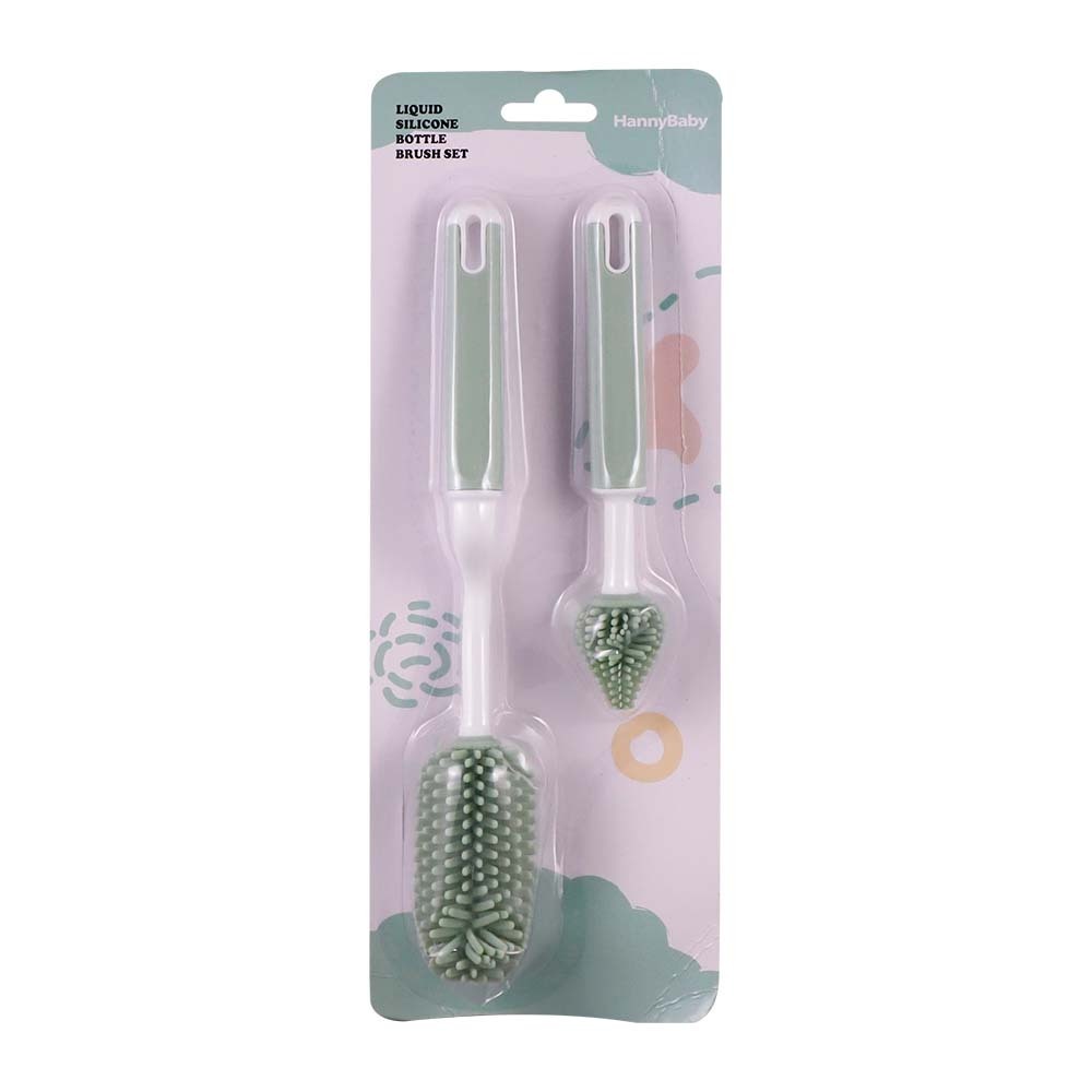 Fg 2IN1 Silicone Bottle&Nipple Brush No.HN923