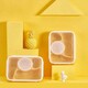 Food Container Lunch Box 4 Comparment Yellow